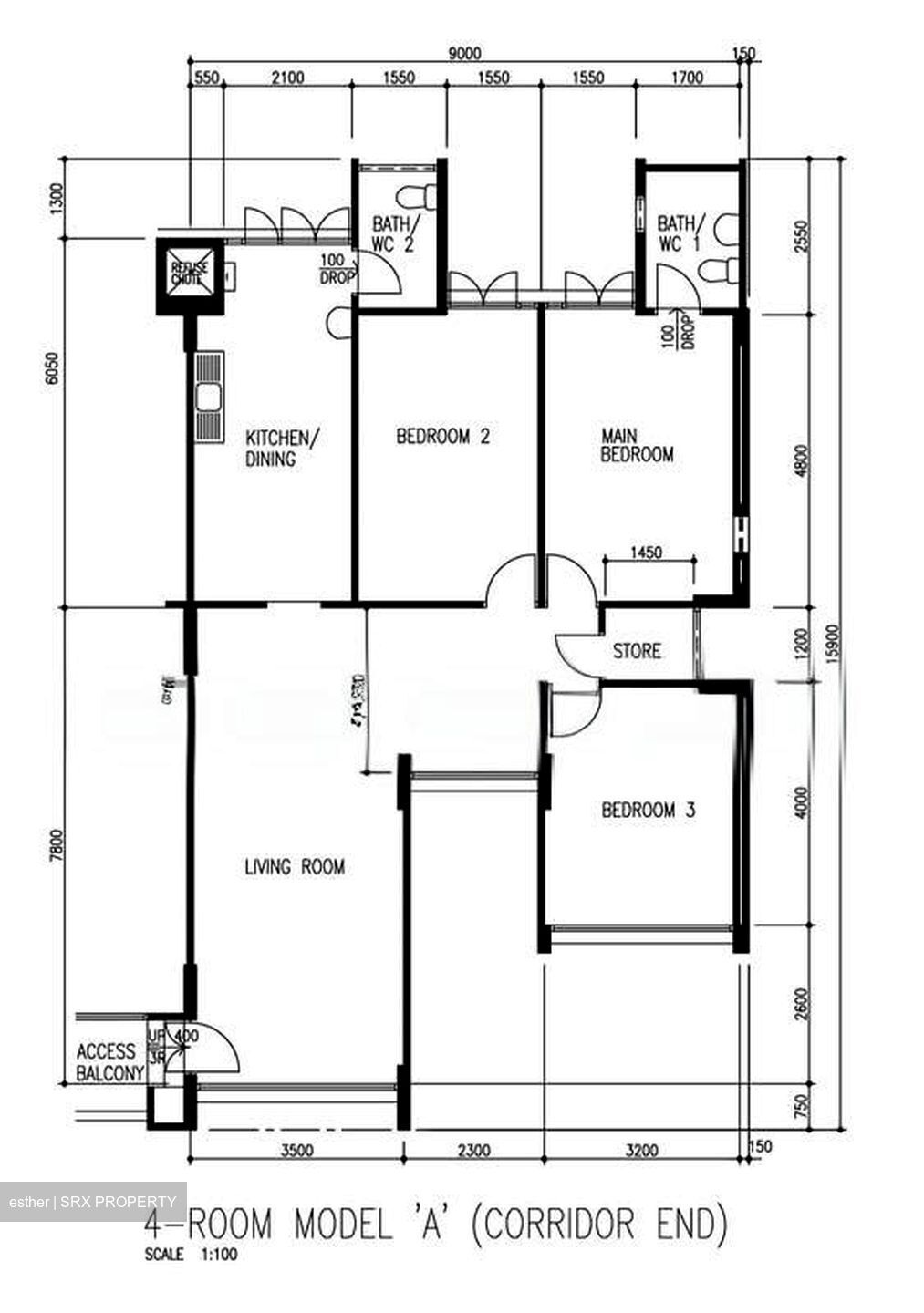 Blk 524 Hougang Avenue 6 (Hougang), HDB 4 Rooms #591921751